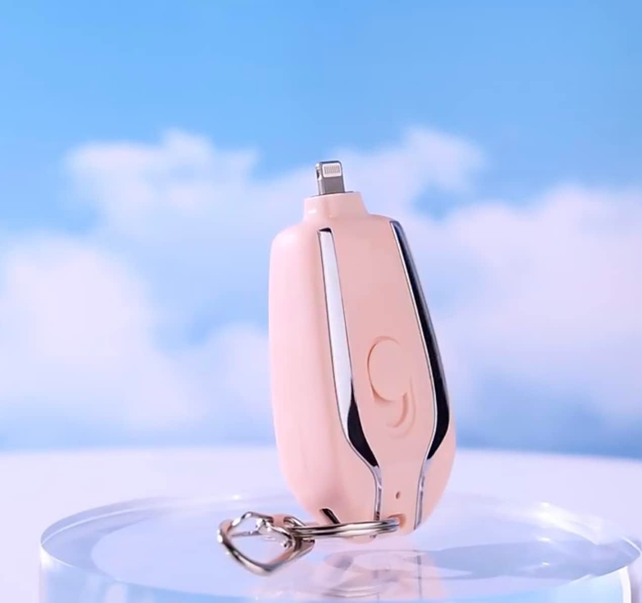 Portable Key Chain Power Bank (C Type Pin) – Compact & Powerful Charging Solution
