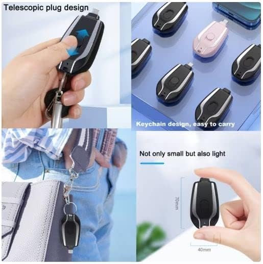 Portable Key Chain Power Bank (Apple Pin) – Compact Charging Solution for iPhone & Apple Devices