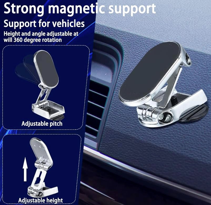 Magnetic Mobile Phone Holder – Easy Mounting for Your Phone, Car, & Home Use