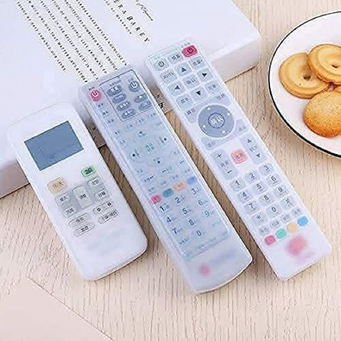 Silicone Remote Cover (Set of 3) – Protective Case for Remote Controls, TV & Electronics