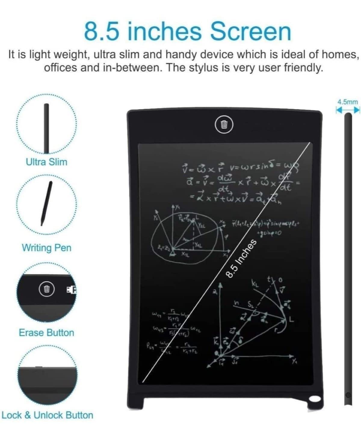 Kids Tablet Drawing Board – Creative Digital Art Tablet for Children, Interactive Touch Screen Drawing Pad