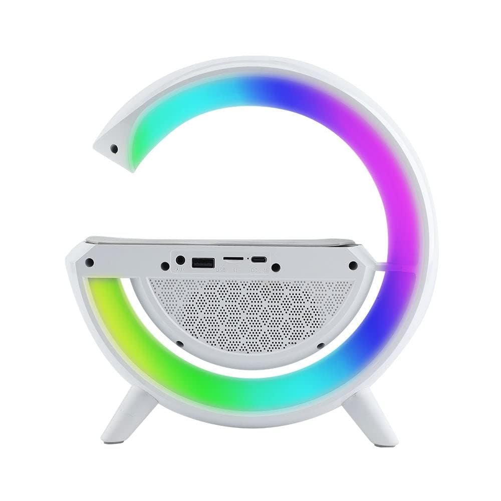 G Speaker Lamp & Alarm Clock with Charger – Multi-Function Bluetooth Speaker, LED Lamp, and Clock