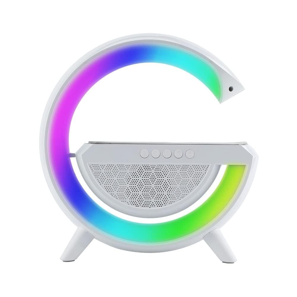 G Speaker Lamp & Alarm Clock with Charger – Multi-Function Bluetooth Speaker, LED Lamp, and Clock