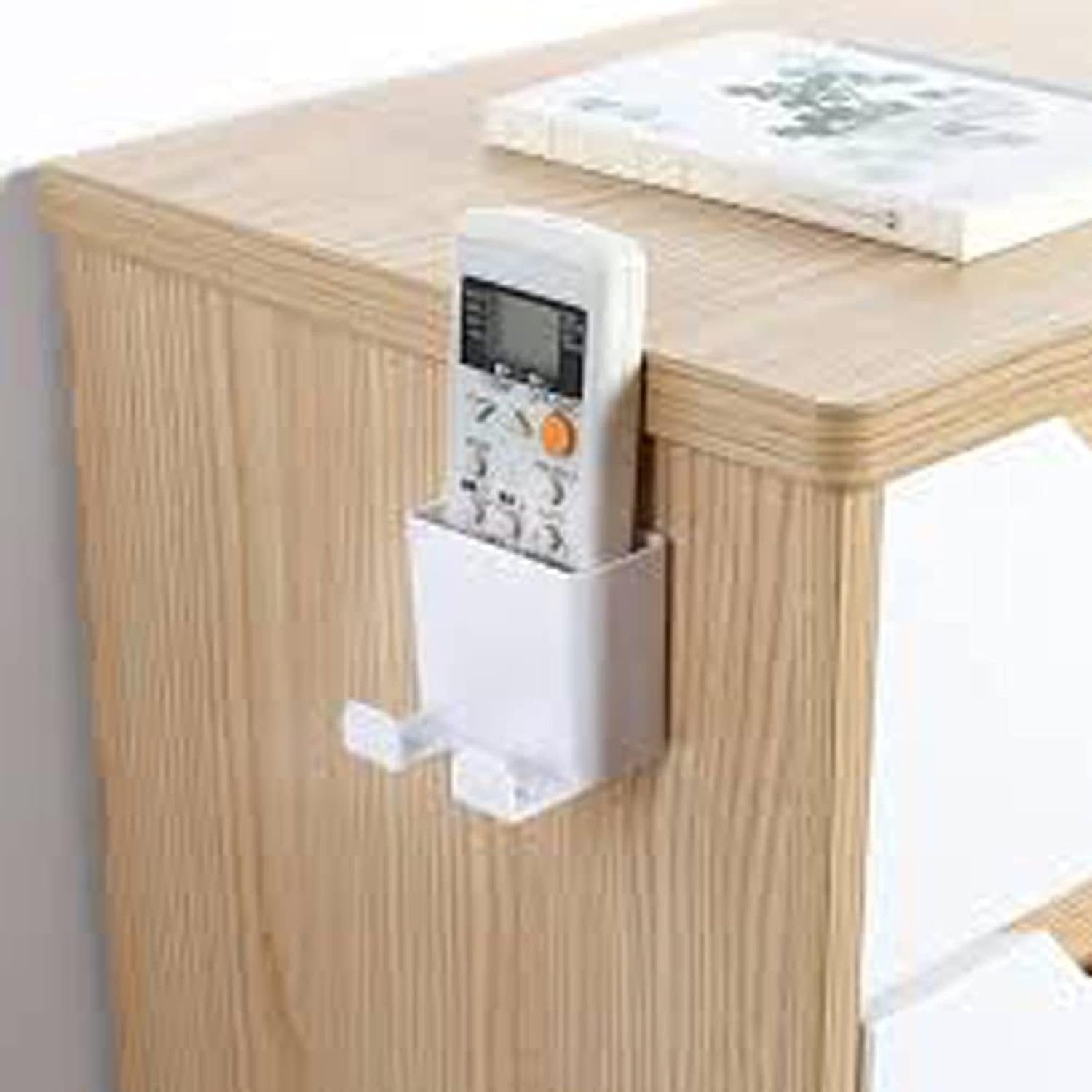 Remote Control Storage Box Holder – Organizer for TV Remotes, Game Controllers, & Small Gadgets