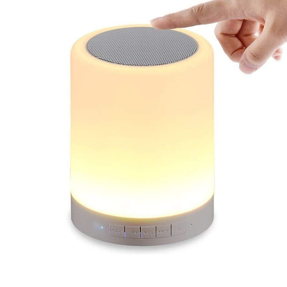 Touch Light Speaker – Portable Bluetooth Speaker with LED Light, Adjustable Light Settings