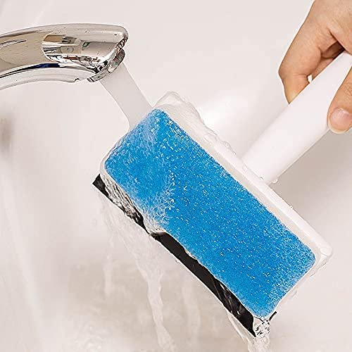 2 In 1 Glass Wiper Cleaning Brush – Window and Glass Cleaning Tool with Scraper