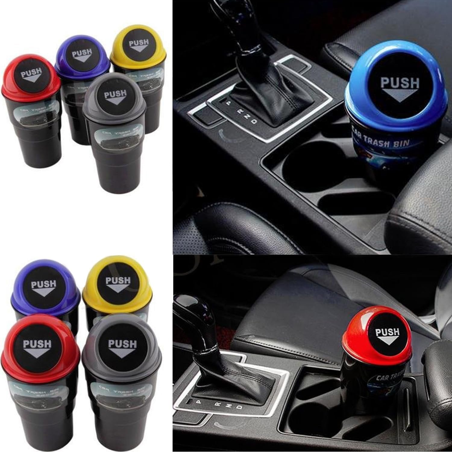 Mini Car Trash Bin – Compact Car Dustbin for Easy Waste Disposal