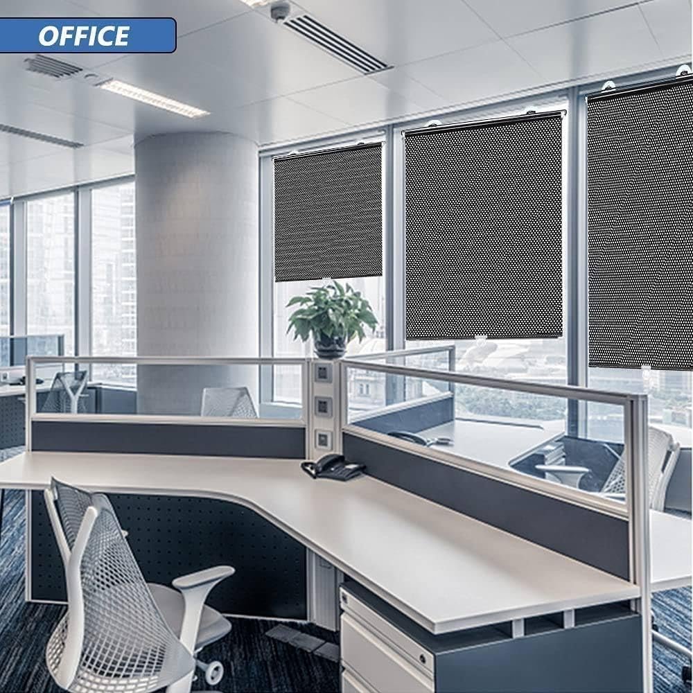 125 x 68 CM Car Sun Shield Window Roller – UV Protection Window Shade for Car