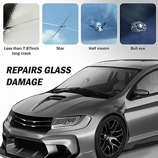 Windscreen Glass Crack Repairing Kit – Car Glass Crack & Chip Fixing Solution