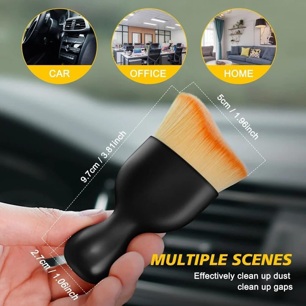 Dust Removal and Cleaning Artifact Brush – Multi-Purpose Cleaning Brush for Car & Home