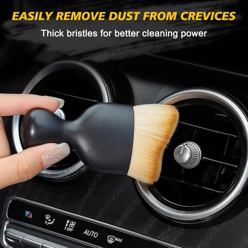 Dust Removal and Cleaning Artifact Brush – Multi-Purpose Cleaning Brush for Car & Home