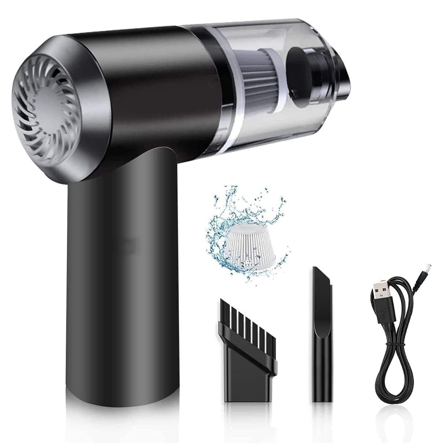 2 In 1 Car Vacuum Cleaner – Portable Handheld Car Cleaner for Home & Car Use