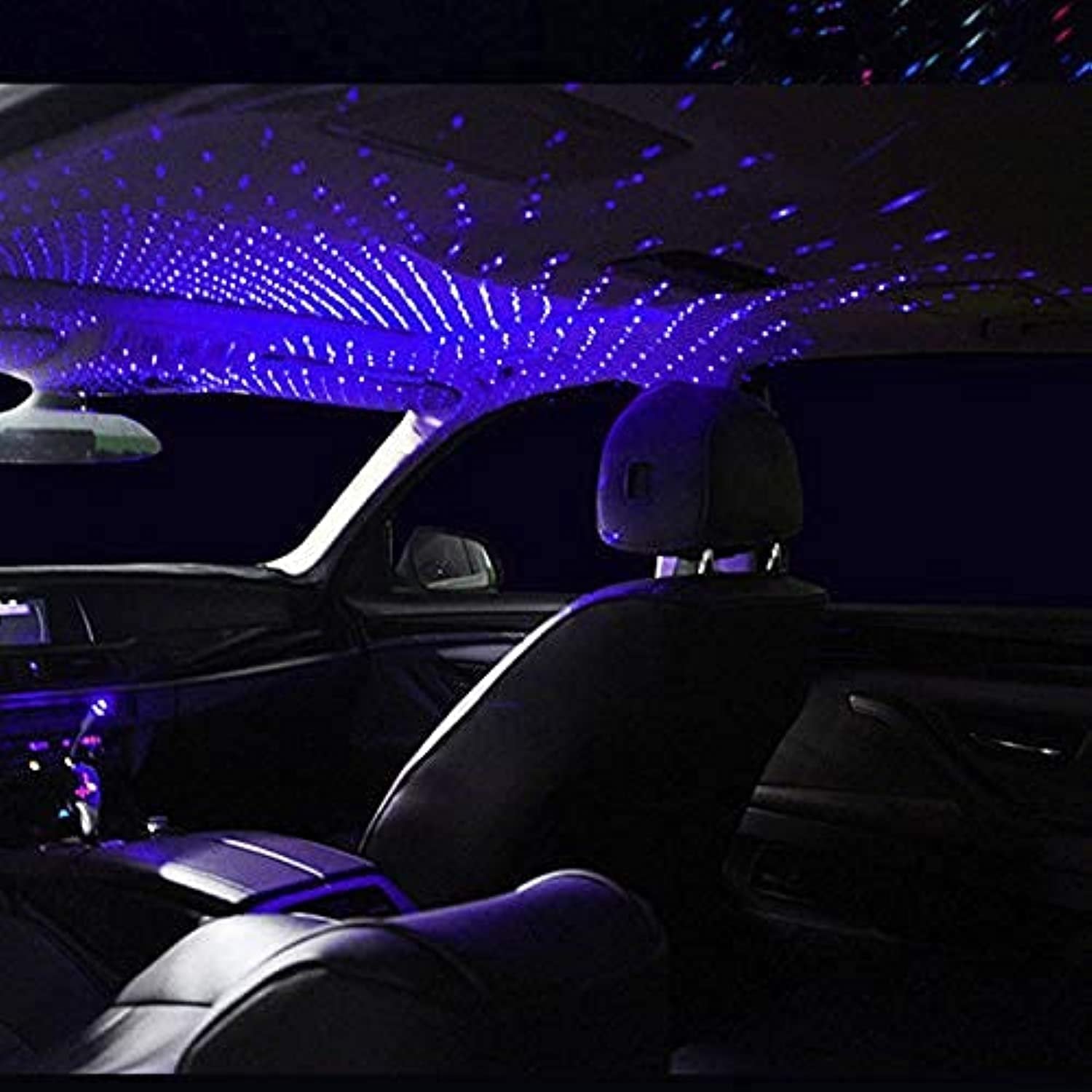 USB LED Car Projector Decorative Light – Multi-Color Light for Car Interior & Exterior