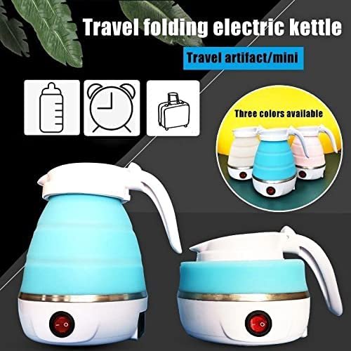 Silicon Foldable Travel Kettle – Compact, Space-Saving Electric Kettle for Travel and Home Use