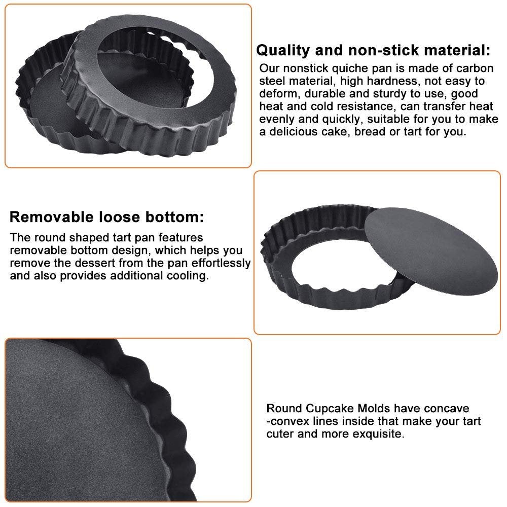 Pizza Pie Pans – Set of 2 Non-Stick Pizza Baking Pans for Perfect Pizza Every Time