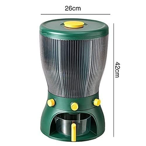 4 in 1 Airtight Cereal Rice Dispensers – Convenient and Durable Food Storage Containers for Kitchen