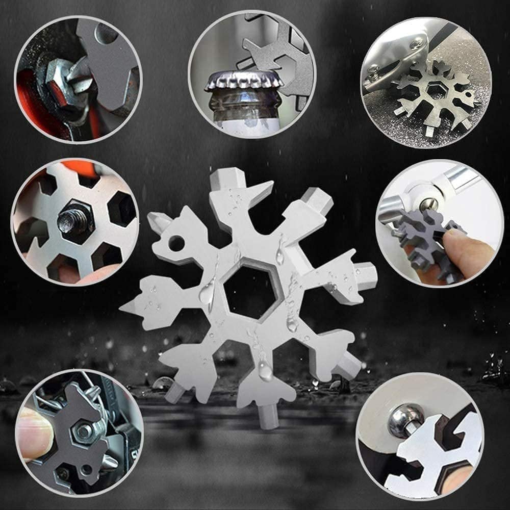 18 In 1 Snowflake Screwdriver Multi Tool – Compact and Versatile Tool for All DIY Projects