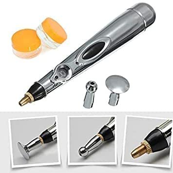 Acupuncture Body Massager Pen ? Electric Meridian Energy Pulse Pen for Pain Relief & Muscle Relaxation | Non-Invasive Acupressure Therapy Tool