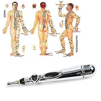 Acupuncture Body Massager Pen ? Electric Meridian Energy Pulse Pen for Pain Relief & Muscle Relaxation | Non-Invasive Acupressure Therapy Tool