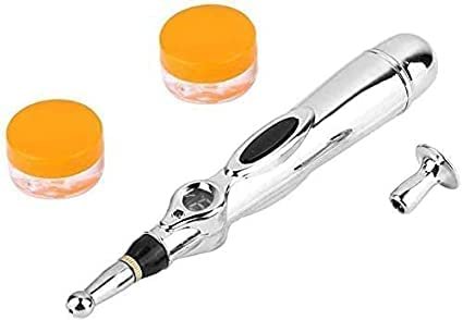 Acupuncture Body Massager Pen ? Electric Meridian Energy Pulse Pen for Pain Relief & Muscle Relaxation | Non-Invasive Acupressure Therapy Tool