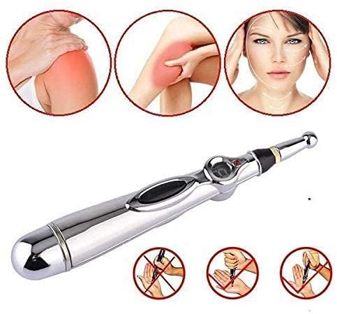 Acupuncture Body Massager Pen ? Electric Meridian Energy Pulse Pen for Pain Relief & Muscle Relaxation | Non-Invasive Acupressure Therapy Tool