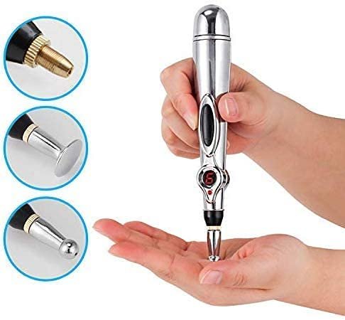 Acupuncture Body Massager Pen ? Electric Meridian Energy Pulse Pen for Pain Relief & Muscle Relaxation | Non-Invasive Acupressure Therapy Tool