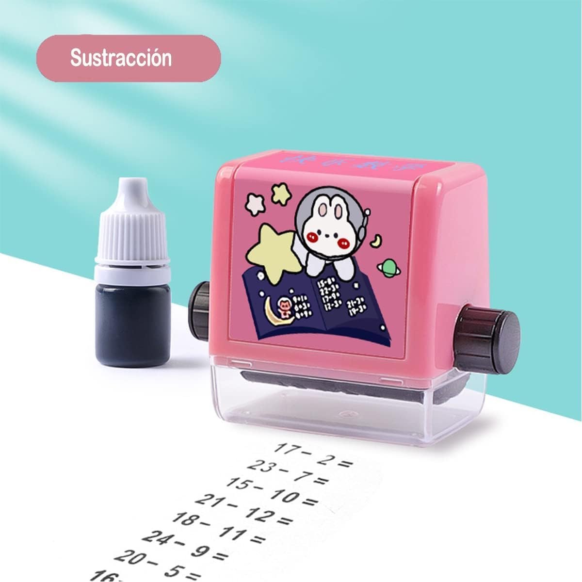 Subtraction Rolling Stamp ? Quick and Easy Document Privacy Protection ? Conceals Sensitive Information ? Ideal for Mail, Labels, and Personal Papers ? Refillable, Non-Toxic, Mess-Free
