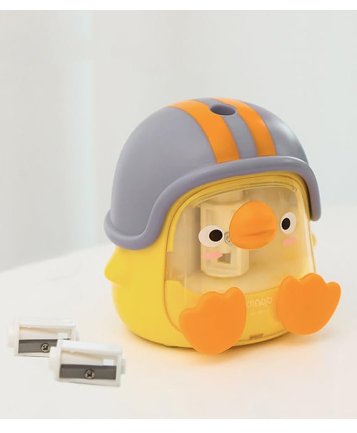 Electric Automatic Pencil Sharpener for Kids ? Safe, Fast, and Easy to Use ? Ideal for School, Home, and Art ? Non-Slip Base, Automatic Stop, Battery Operated ? Perfect for Young Learners

