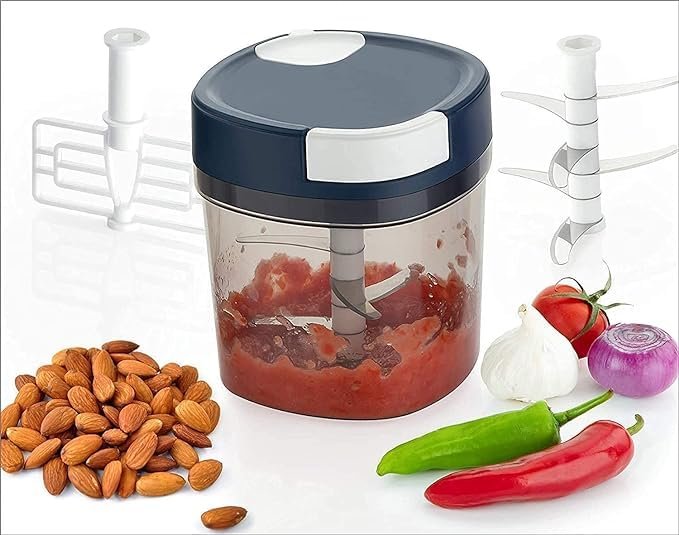 1000ml Handy Quick Chopper | Large Capacity Manual Vegetable & Fruit Chopper | Efficient, Easy-to-Use Kitchen Tool for Fast Prep
