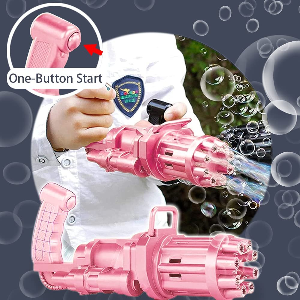 Electric Bubble Gun | Fun & Interactive Bubble Maker | Kids-Friendly, Easy to Use | Perfect for Outdoor & Indoor Fun

