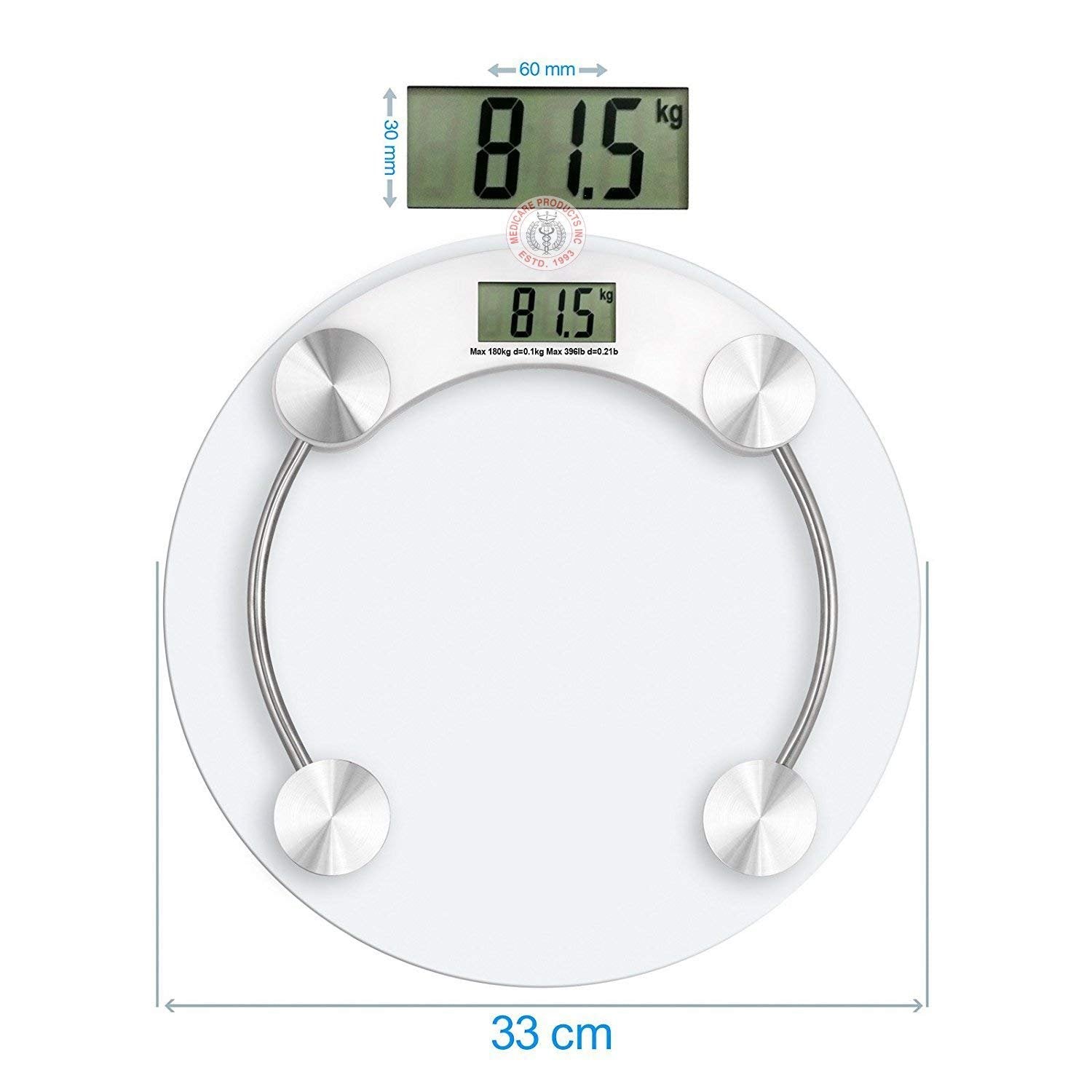 8 MM Weight Scale | Compact & Accurate Digital Scale | Precise Weight Measurement for Home Use | Easy to Store

