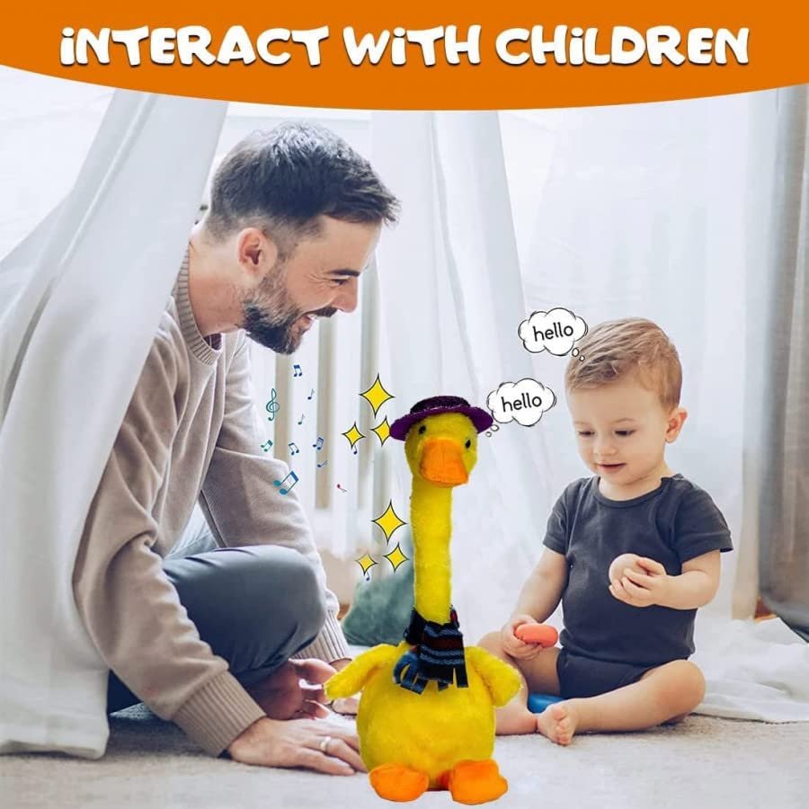 Dancing Duck Toy | Musical & Interactive Toy | Shakes, Dances & Sings | Fun Gift for Kids

