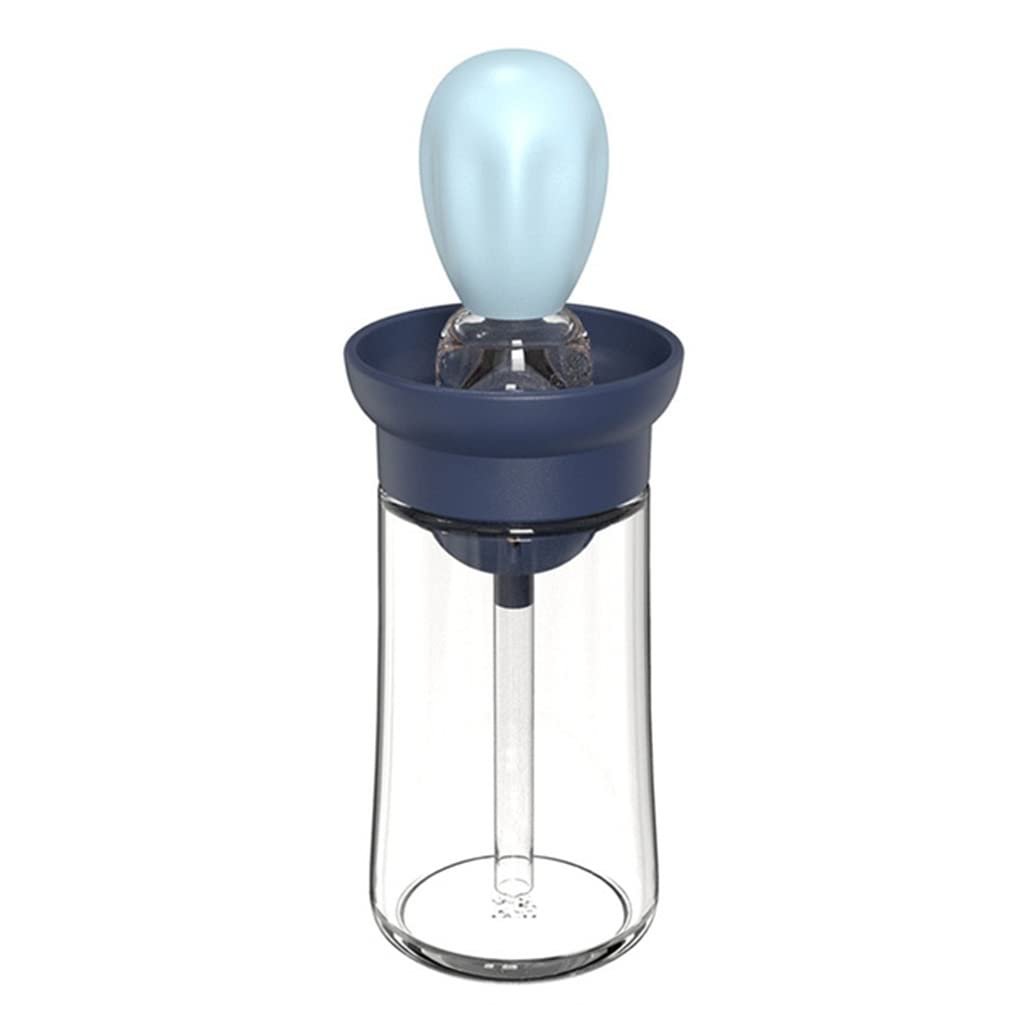 2 in 1 Silicone Dropper Oil Dispenser Bottle | Leak-Proof, Reusable Oil Dispenser with Dropper and Brush | Ideal for Cooking & Baking

