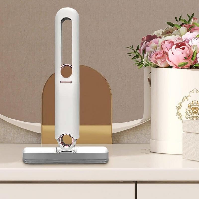 Portable Mini Sponge Mop | Compact & Lightweight Mop | Ideal for Quick Cleaning of Floors, Kitchen, & Bathroom | Easy to Use & Store

