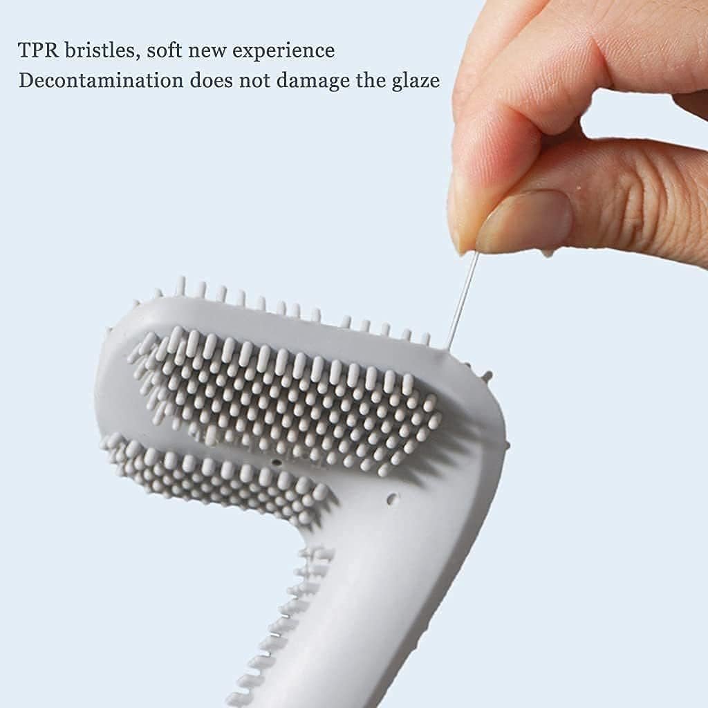 Golf Shape Toilet Brush Cleaner ? Unique Bathroom Cleaning Brush with Holder ? Compact Design, Durable Bristles, Deep Cleaning for Toilet Bowl and Rim