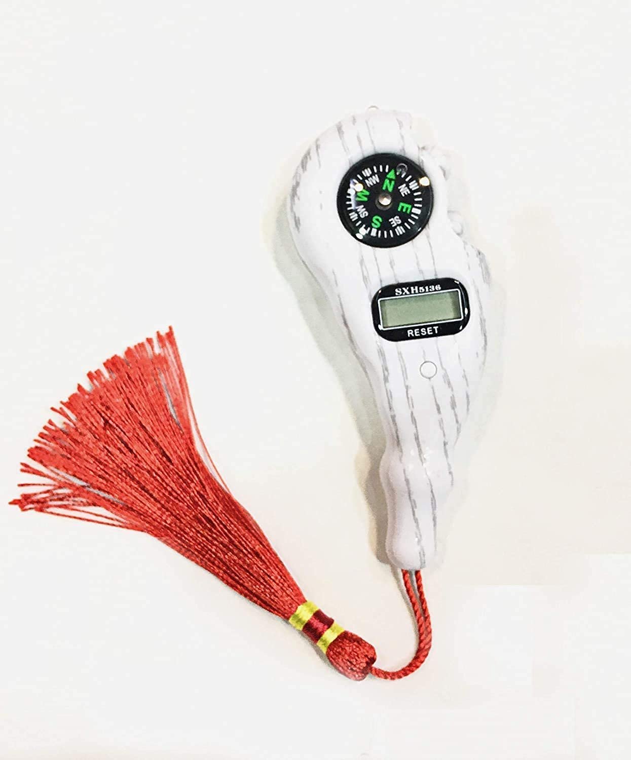 Digital Tally Finger Counter with Compass ? LED Display, Adjustable Finger Ring ? Ideal for Prayers, Meditation, Chanting, and Score Counting

