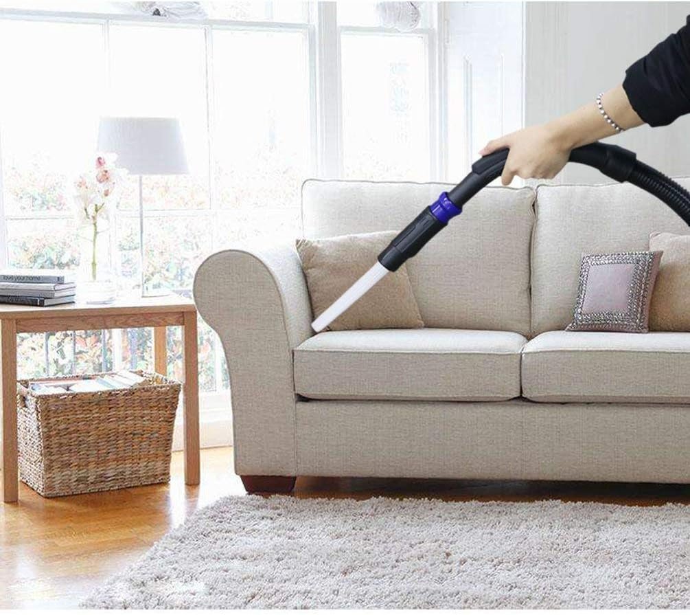 Dust Daddy Vacuum Attachment ? Universal Dust Cleaner with Flexible Tubes ? Cleans Cracks, Keyboards, Drawers & Hard-to-Reach Areas

