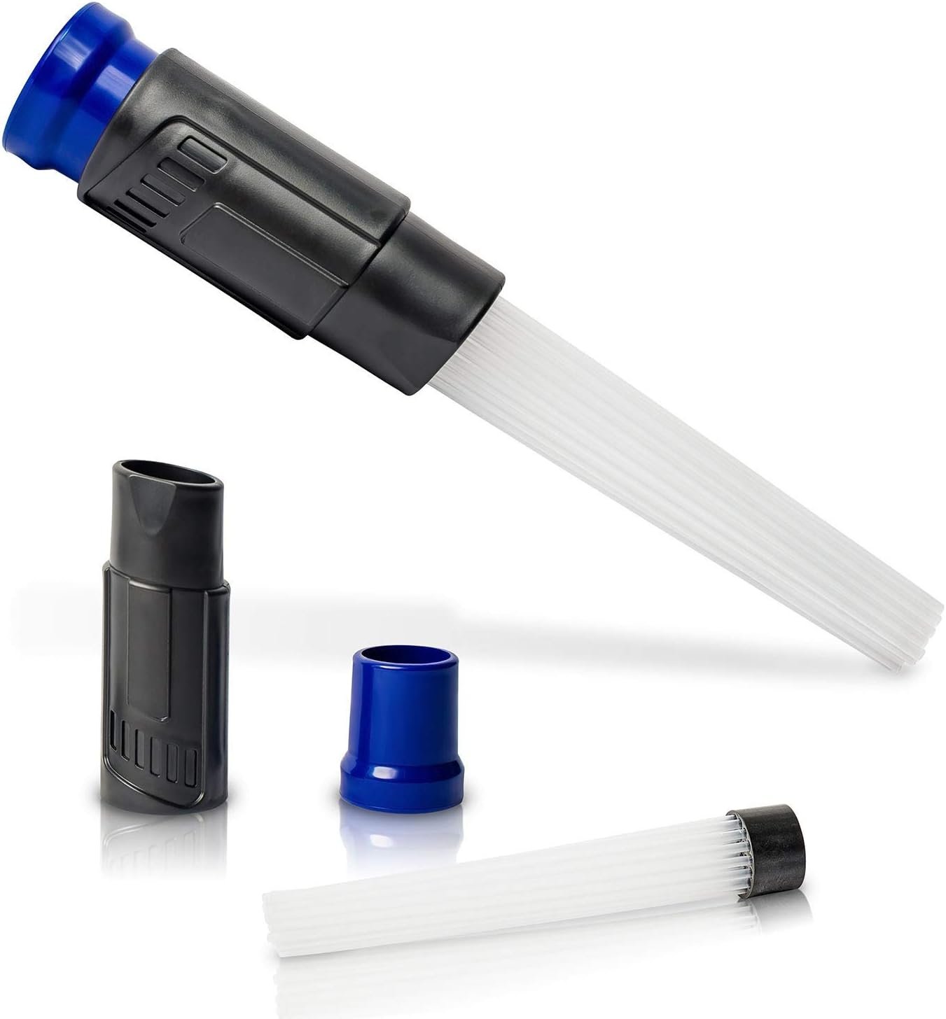 Dust Daddy Vacuum Attachment ? Universal Dust Cleaner with Flexible Tubes ? Cleans Cracks, Keyboards, Drawers & Hard-to-Reach Areas

