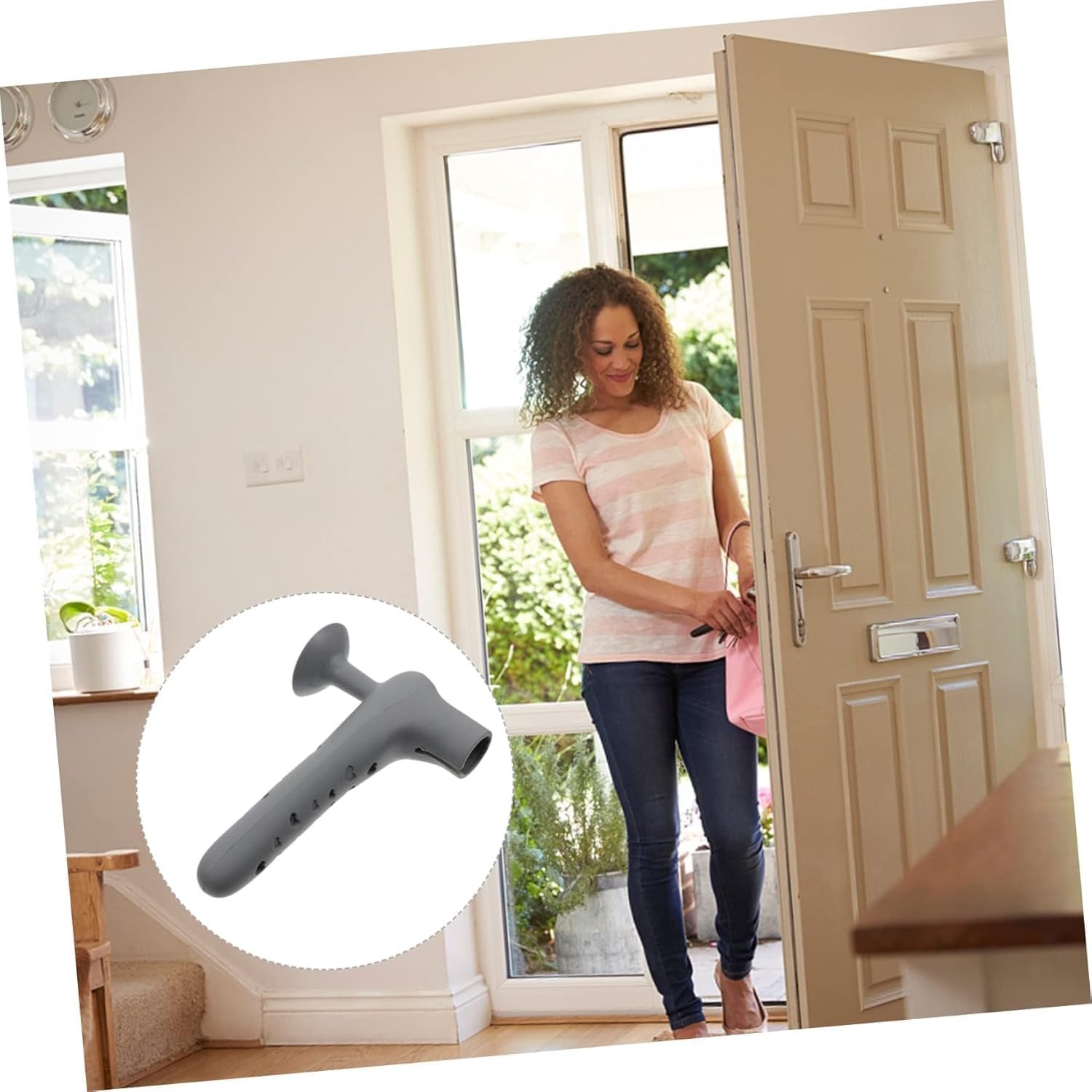 Safety Door Handle Cover ? Soft Silicone Protective Grip for Baby & Child Safety ? Anti-Collision, Shockproof, Easy to Install

