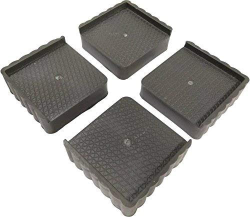 Adjustable Refrigerator Base Stand (4-Piece Set) ? Heavy Duty, Anti-Vibration, Movable Platform for Fridge, Washing Machine

