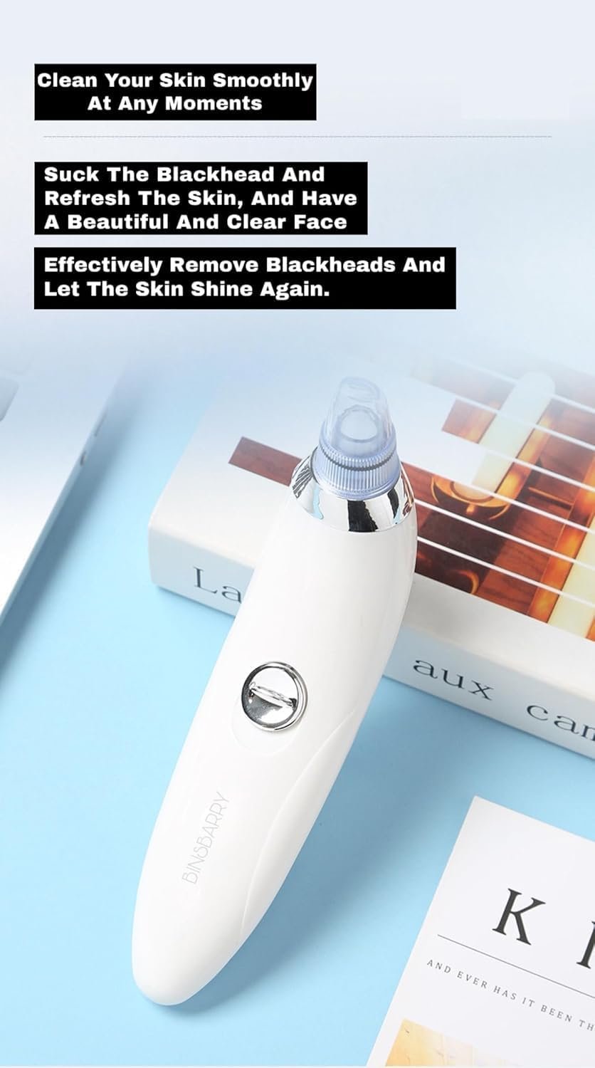 Pore Cleaner ? Deep Cleansing Face Vacuum Suction Tool for Blackheads, Whiteheads, and Skin Exfoliation

