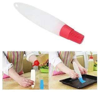 Silicon Oil Bottle Brush ? Flexible, Reusable Cleaner for Oil Bottles, Jars & Containers ? Easy-to-Clean Design

