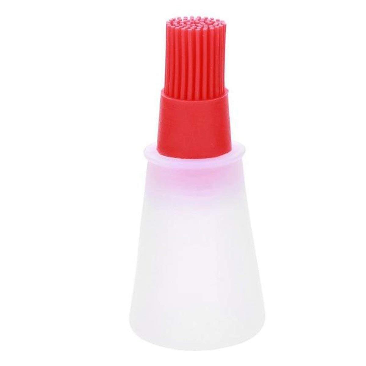 Silicon Oil Bottle Brush ? Flexible, Reusable Cleaner for Oil Bottles, Jars & Containers ? Easy-to-Clean Design

