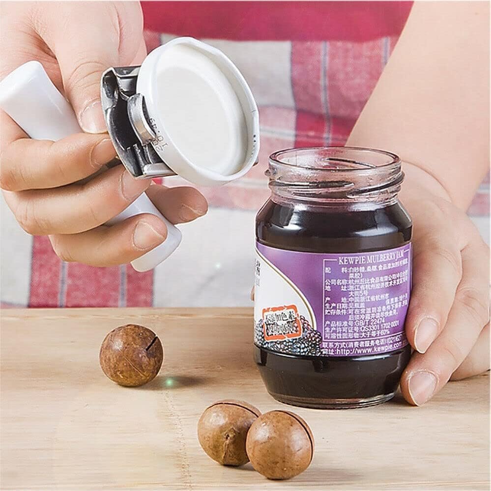 Multi-Function Bottle Cap Opener ? 4-in-1 Tool for Jars, Bottles, and Cans ? Easy Grip, Durable Design

