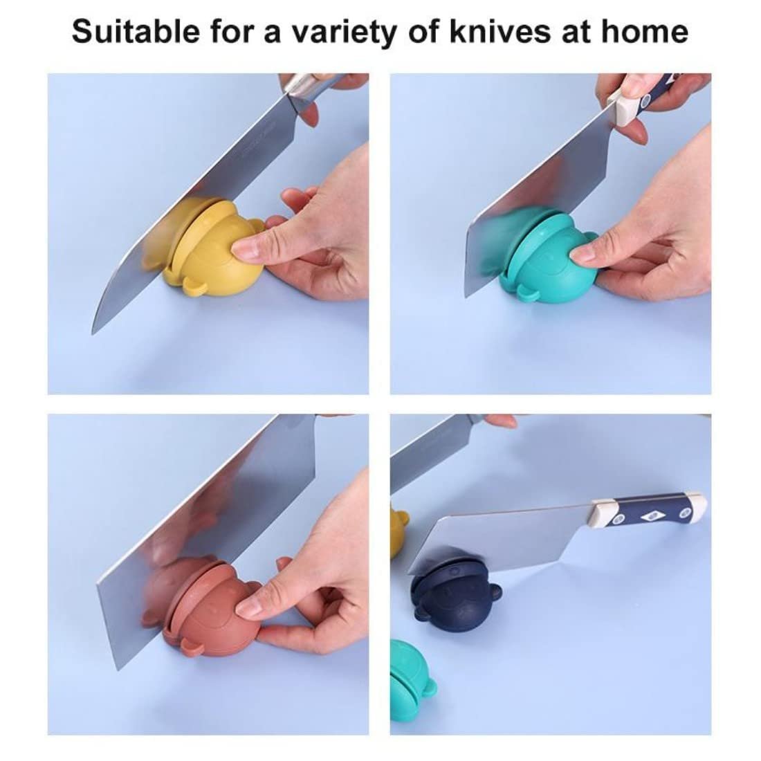 Cartoon-Shaped Knife Sharpener ? Fun, Easy-to-Use Knife Sharpening Tool for Kitchen, Office, & Gifts

