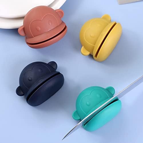 Cartoon-Shaped Knife Sharpener ? Fun, Easy-to-Use Knife Sharpening Tool for Kitchen, Office, & Gifts

