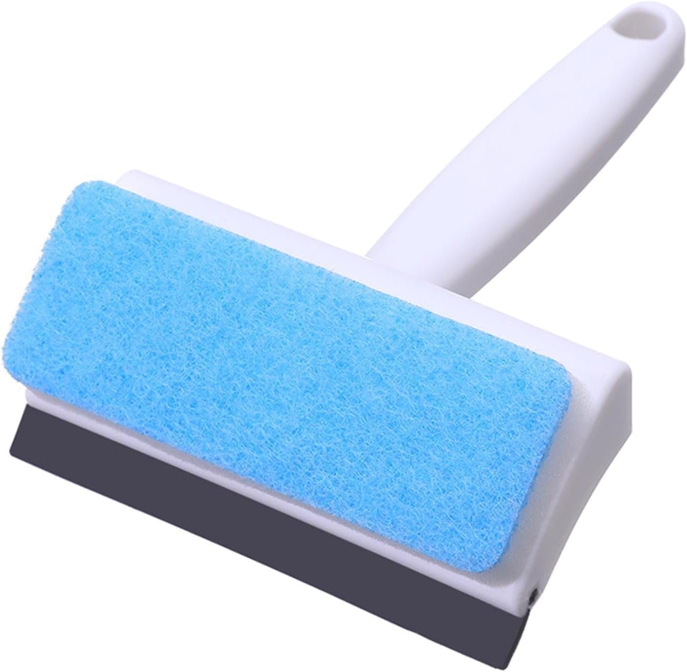 2-in-1 Glass Wiper Cleaning Brush ? Multi-Purpose Window & Glass Cleaner with Scraper for Streak-Free Shine

