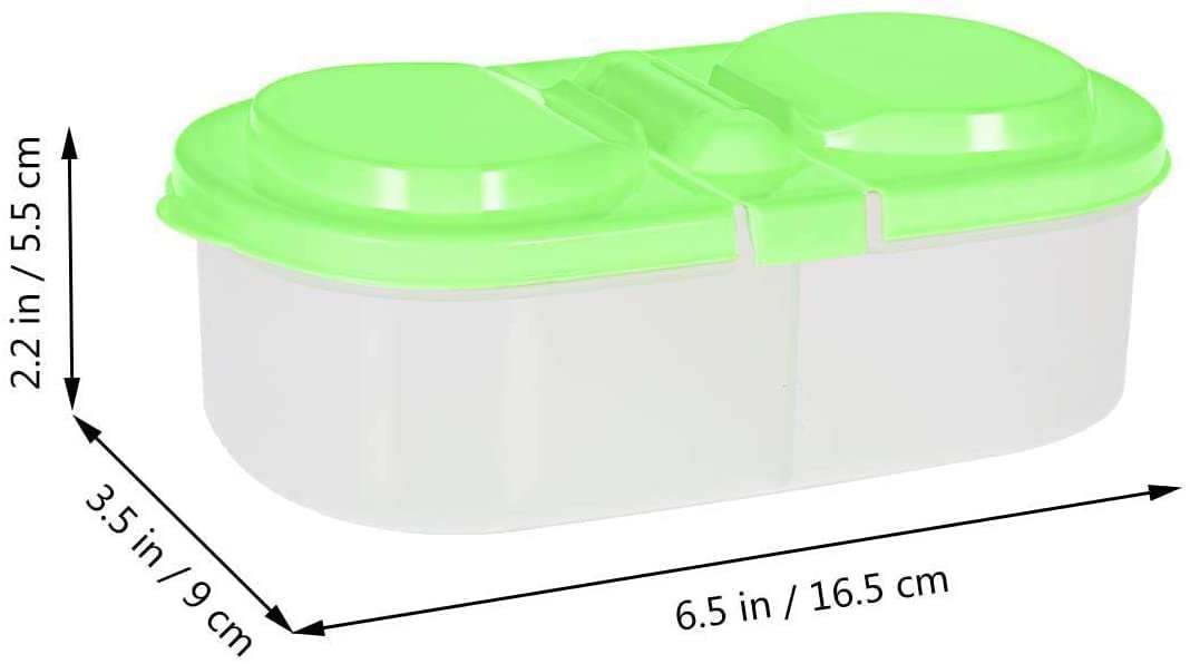 2 Way Food Storage Container Box ? Airtight, Leak-Proof, Stackable Design for Easy Food Organization

