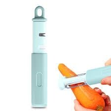 2 in 1 Kitchen Stainless Peeler ? Dual-Function Vegetable & Fruit Peeler for Easy and Efficient Peeling

