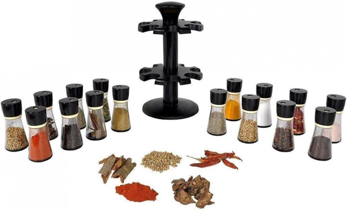 12 PC Spice Rack ? Complete Spice Organizer Set for Your Kitchen

